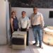 Entrega presidente municipal aires evaporativos y tanque de agua a escuelas locales