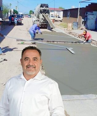 Avanzan los trabajos de pavimentación la privada de cuarta