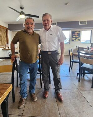 Se reunió Andrés Ramos con Jorge Doroteo Zapata, líder del CTM estatal