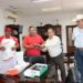 Entrega Presidente Municipal, equipo de trabajo a rastro municipal