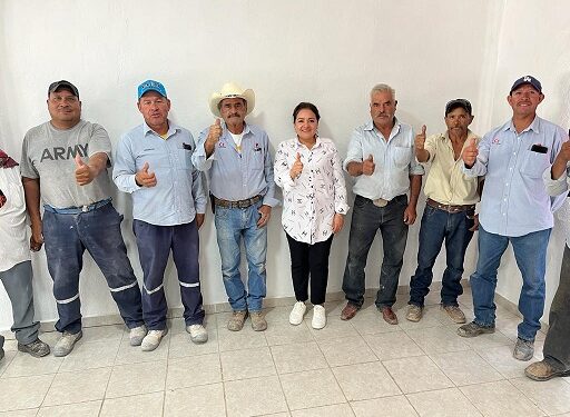 El Departamento de Obras Públicas en Laguna del Rey y el Ejido Chulavista.