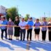 Inauguro Andrés Ramos obra de pavimentación de la calle niños héroes