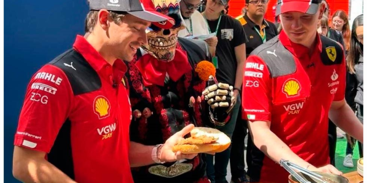 Las tortas de chilaquiles de Charles Leclerc