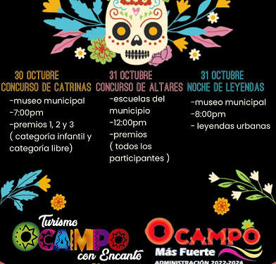 Todo listo para el Festival Día de Muertos, «Tradición de Todos»