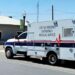 Ambulancia de Presidio llego al puente internacional por persona con pre-infarto  
