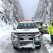Caos en la Janos-Agua Prieta, lleva 27 horas cerrada por nevadas