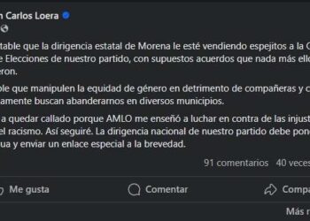 Denuncia Loera irregularidades en selección de candidatos de Morena