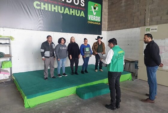 Constituye el PVEM 8 nuevos Comités Municipales
