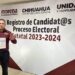 Jorge Cordero se registró como precandidato única de Morena rumbo a la Presidencia Municipal