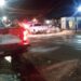 Aplican sal en calles congeladas de Cuauhtémoc