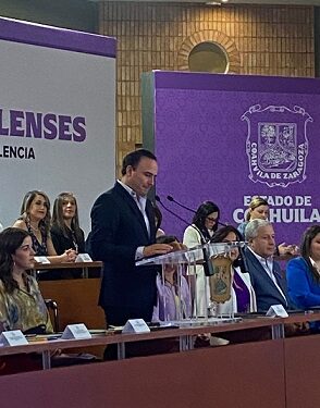 Manolo Jiménez Salinas presenta Estrategia Integral para las Mujeres Coahuilenses