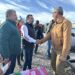 Tony Meléndez presentando sus propuestas en su fructífera visita de proselitismo político en Cd. Ojinaga.