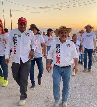 Priistas de Ojinaga Refrendan Apoyo a Andrés Ramos para la Presidente de Ojinaga