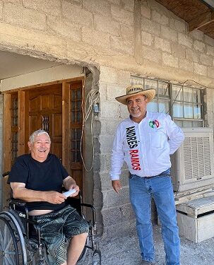 Desde la cordillera del Mulato, La Mula y la Porfirio Ornelas con Andrés Ramos y Usmar Lara 