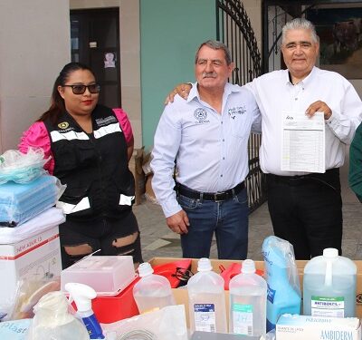 Equipan ambulancia de Protección Civil: Arnulfo Cortes Ortiz