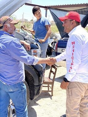 Recorre Andrés Ramos y Usmar Lara el seccional 2489. 