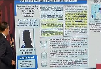 Exponen en la mañanera el cambio de medida cautelar del caso de Duarte