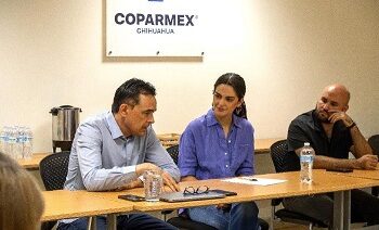 Recibe COPARMEX a Andrea Chávez;»buscamos puentes de dialogo»: Carrejo