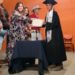 Adriana Valdez fungió como madrina de graduación de Preescolar; Primaria y Preparatoria en el Ejido San Miguel