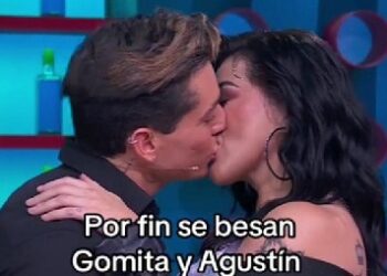 ¿A fuerza? ¡Por fin! Gomita y Agustín se besaron