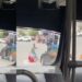 Con cintos y escobas: así pelearon conductores en Aldama