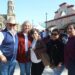 Visito la alcaldesa Laura Jiménez Gachupina corredor artesanal