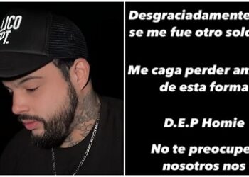Anuncia Emiliano Aguilar trágica muerte de un amigo