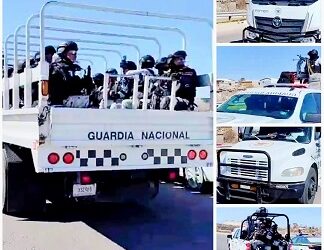 Arriba contingente de la guardia nacional a Ojinaga