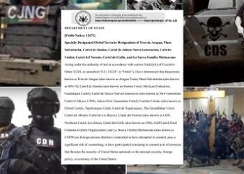 Oficial: Declara EU terroristas a seis cárteles mexicanos