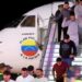 Régimen de Maduro afirmó que migrantes cantaron himno al volver de EU