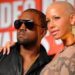 Revela Amber Rose cómo Kanye la hizo llorar por un vestido