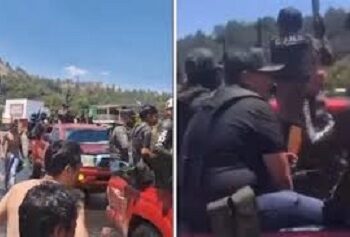 Desfila CJNG en Sábado de Gloria en Michoacán