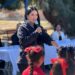 Entrego apoyo ayer la alcaldesa Lucy Marrufo por la cantidad de $80,000.00 pesos a la Escuela Primaria Agustín Melgar de la comunidad de La Esmeralda