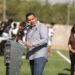 Entrega alcalde cancha de fútbol en el Colegio de Bachilleres 19