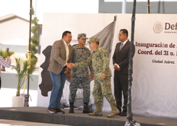 Acude Presidente Pérez Cuéllar a inauguración de instalaciones de la Guardia Nacional