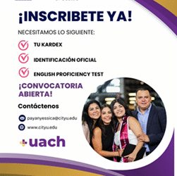 Invita la UACH a fortalecer los estudios de sus alumnos con programa de doble titulación junto a la City University of Seattle.