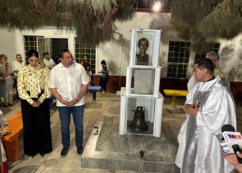 Acude Presidente Pérez Cuéllar a develación del busto de Monseñor Lucero