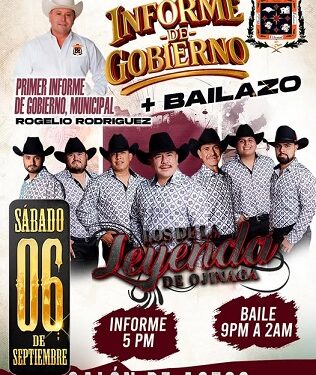  “Los de la Leyenda de Ojinaga” estarán en el 1er Informe del Alcalde Rogelio Rodríguez en Huejotitán