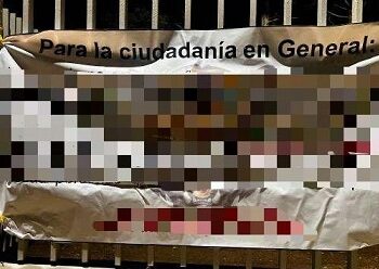 Aparecieron ayer cuatro narcomantas en Cuauhtémoc
