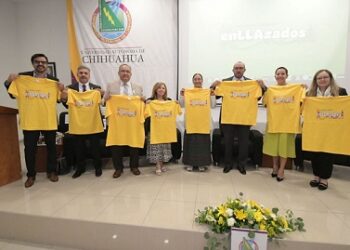 Firma Rector de la UACH y Secretario de Salud la iniciativa EnLLAzados.