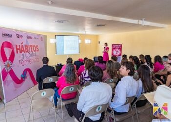 Comienzan en Meoqui actividades por el mes de concientización del Cáncer en la Mujer con conferencia “Hábitos y Salud Femenina”