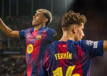 Barcelona golea 6-1 a Olympiacos en noche mágica de Champions