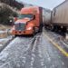 Cerradas 3 carreteras por nieve; 13 municipios con “manto blanco”