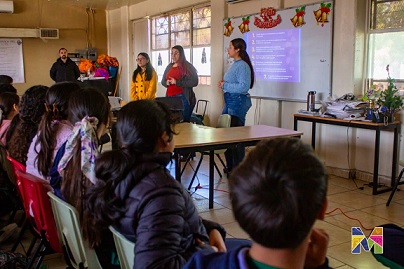 Realizan en Meoqui jornada de prevención con la plática “Hablemos de Bullying” en la Secundaria Estatal No. 3026