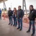 Supervisa Jesús Valenciano obra de gradas del Cobach 13 con recursos del Presupuesto Participativo