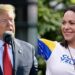 Recibió ayer Trump a María Corina Machado en la Casa Blanca