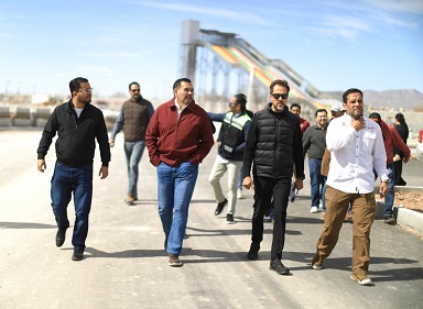 Supervisa Cruz Pérez Cuéllar avance del Parque Suroriente; abriría en un mes