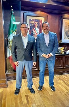 Se reunió el miércoles Jorge Cordero con el alcalde de Juárez Cruz Pérez Cuellar