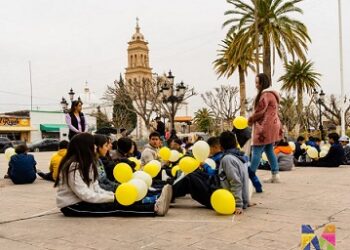 Concientizan en Meoqui sobre el Cáncer Infantil