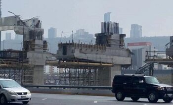 Colapsó estructura del metro en Monterrey; 5 lesionados